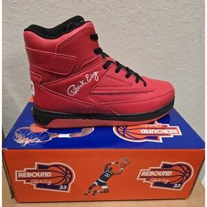 Mens Basketball Shoes Red Black Sneakers New Patrick Ewing 10.5 Orion Non Strap